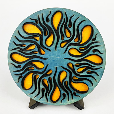 Black Hole Sun Coaster 2