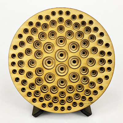 Dot Matrix Coaster 6