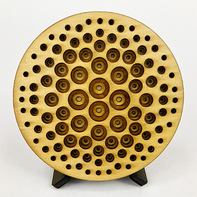 Dot Matrix Coaster 7