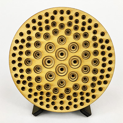 Dot Matrix Coaster 9