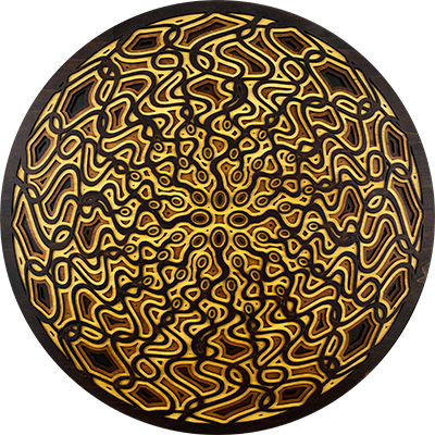 Starry Night in Wood Tones