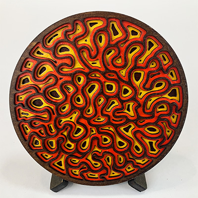 Moss Coaster in Magma