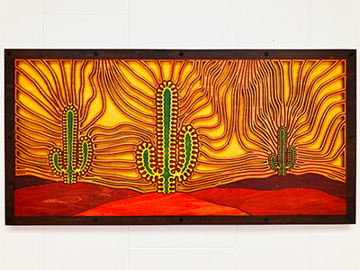 Desert Landscape #1 in Orange