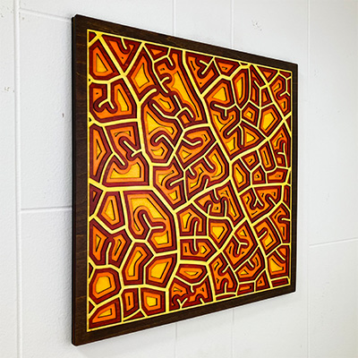 Ash Leaf Square in Fall Angle View